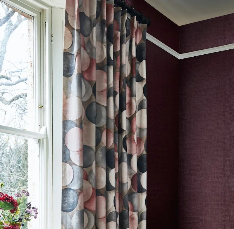Cartridge pleat curtains