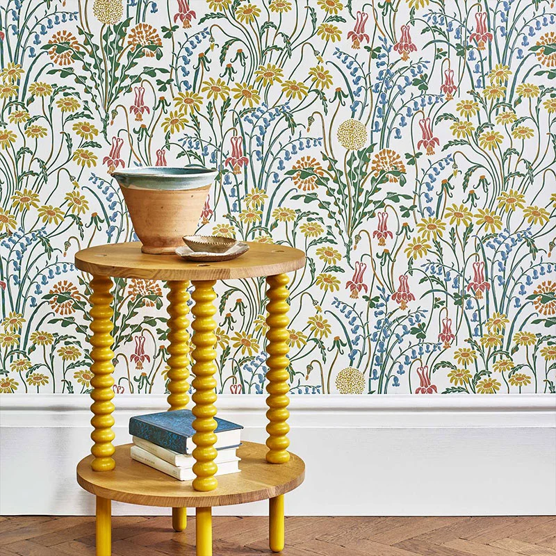1838 Wallcoverings V&A Decorative Papers II Flower Meadow Spring - Image 2